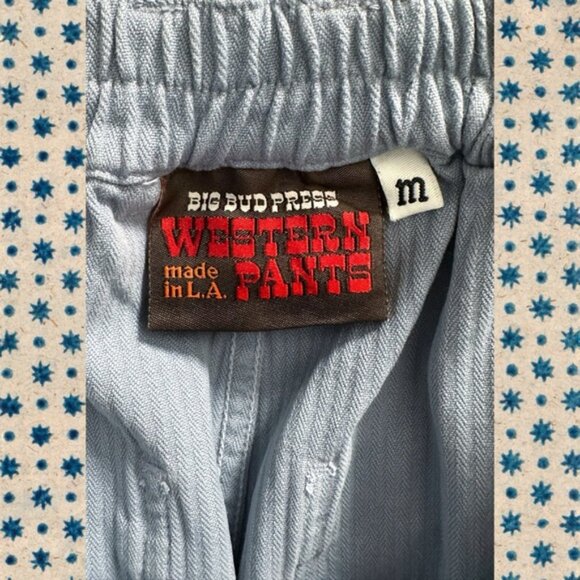 Big Bud Press Heritage Western Pants  Size M  Periwinkle - Picture 6 of 10